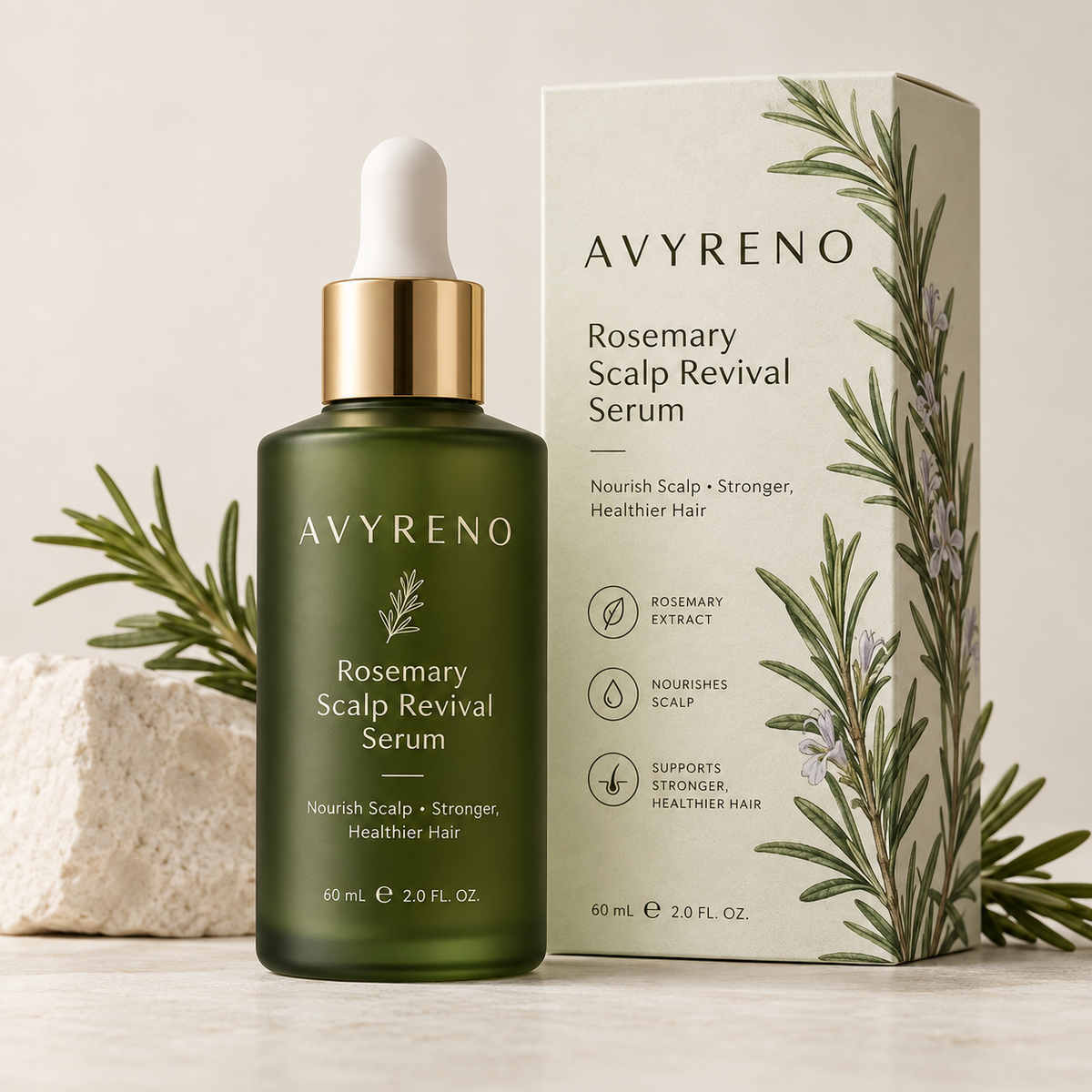 AVYRENO Rosemary Scalp Revival Serum