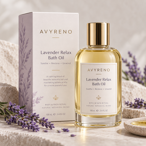 AVYRENO Lavender Relax Bath Oil